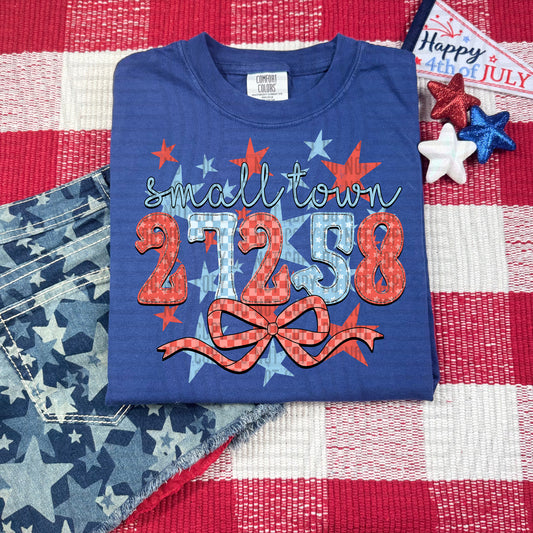 SMALL TOWN 27258 RED WHITE & BLUE