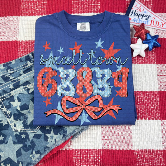 SMALL TOWN 63834 RED WHITE & BLUE