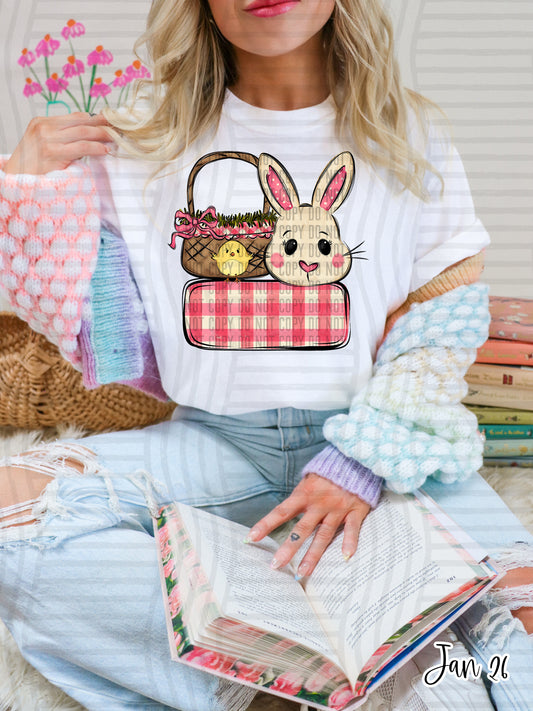 CUSTOM PINK EASTER NAME TAG