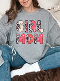 Girl Mom Leopard Heart Letters- DTF Transfer