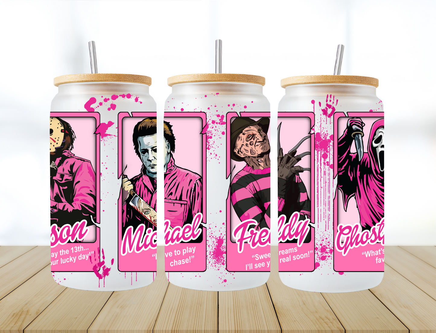 Killer barbie boxes with pink drip - UV Libby Wrap