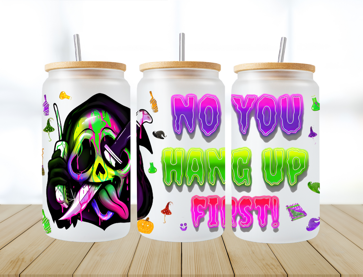No you hang up first multicolored - UV Libby Wrap