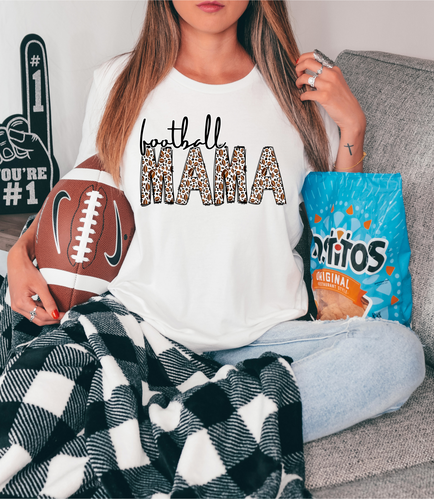 Football Mama - no outline
