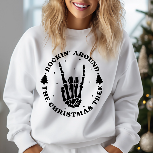 Rockin' Around Skeleton Hand