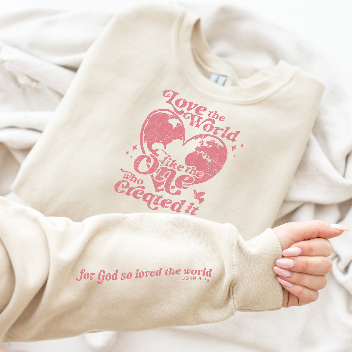 Love The World – SHIRT/PINK