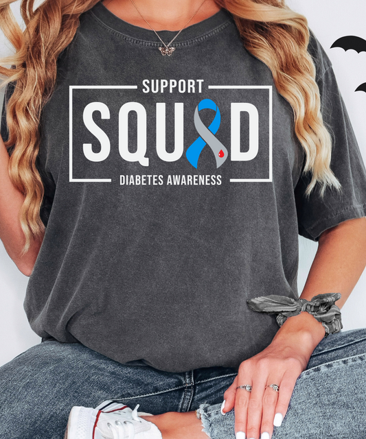 Support squad, Diabetes awareness - white