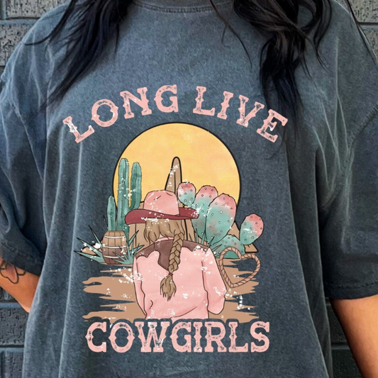 Long Live Cowgirls Sunset- DTF Transfer
