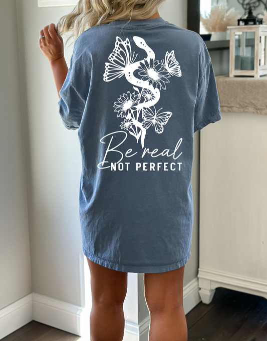 Be real not perfect-white back