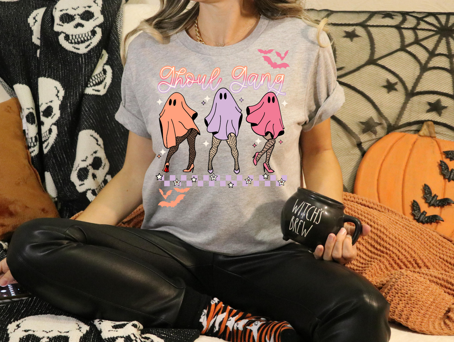 Ghoul gang purple checkered