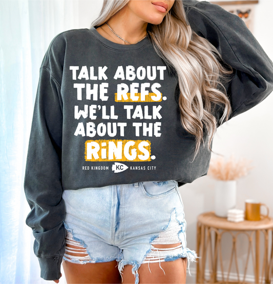 Talk About The Refs. We'll Talk About The Rings White