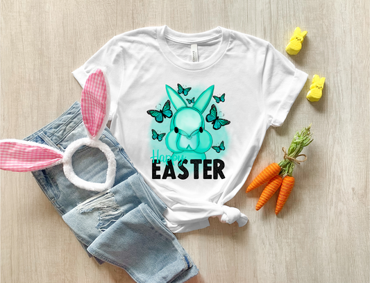 Happy Easter-Blue Butterflies