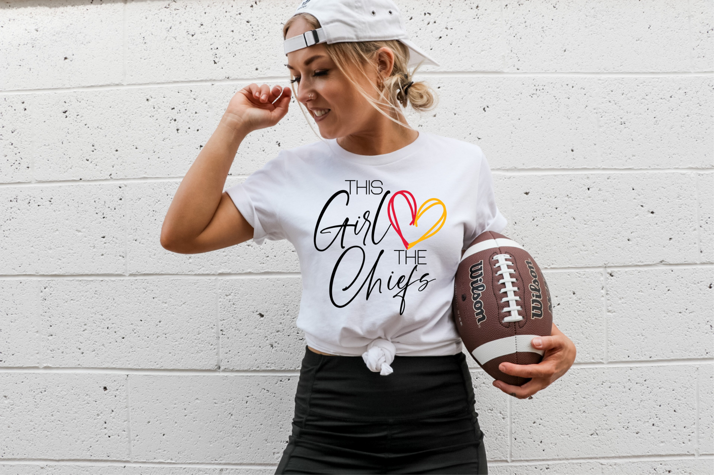 This girl loves the chiefs