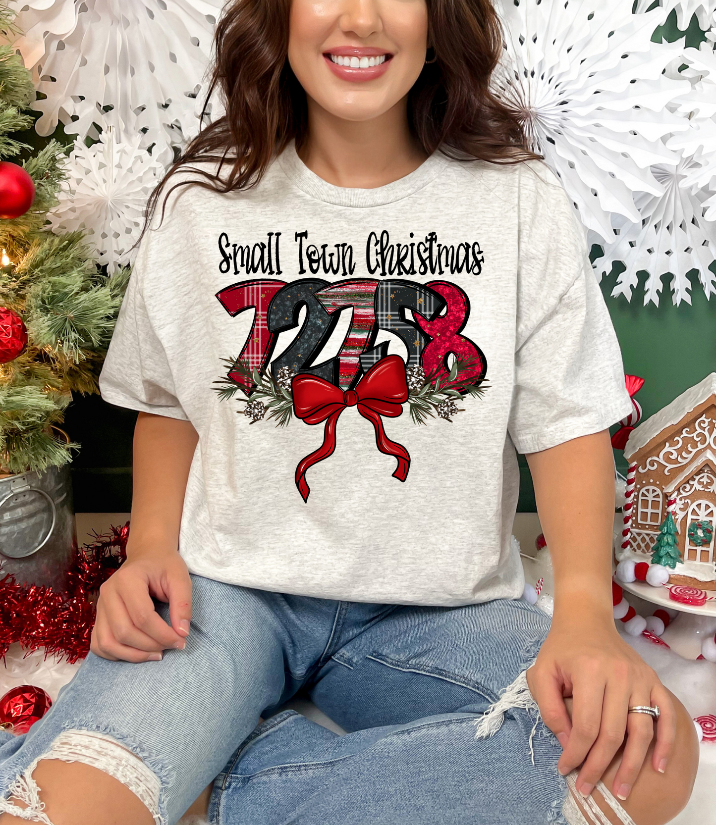 Small Town Christmas Zip Code 72758 (ADD DESIGN FEE FOR CUSTOM ZIP CODE)