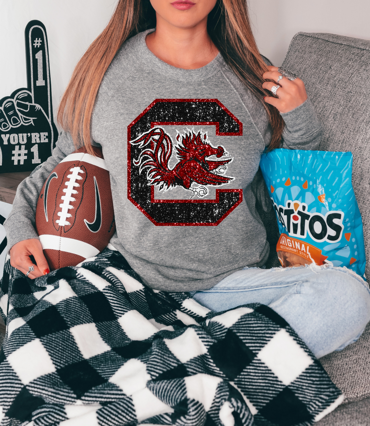 Gamecocks GLITTER - DTF Print