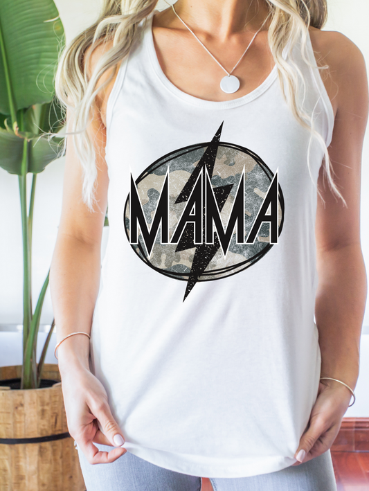 Mama, with black lightning