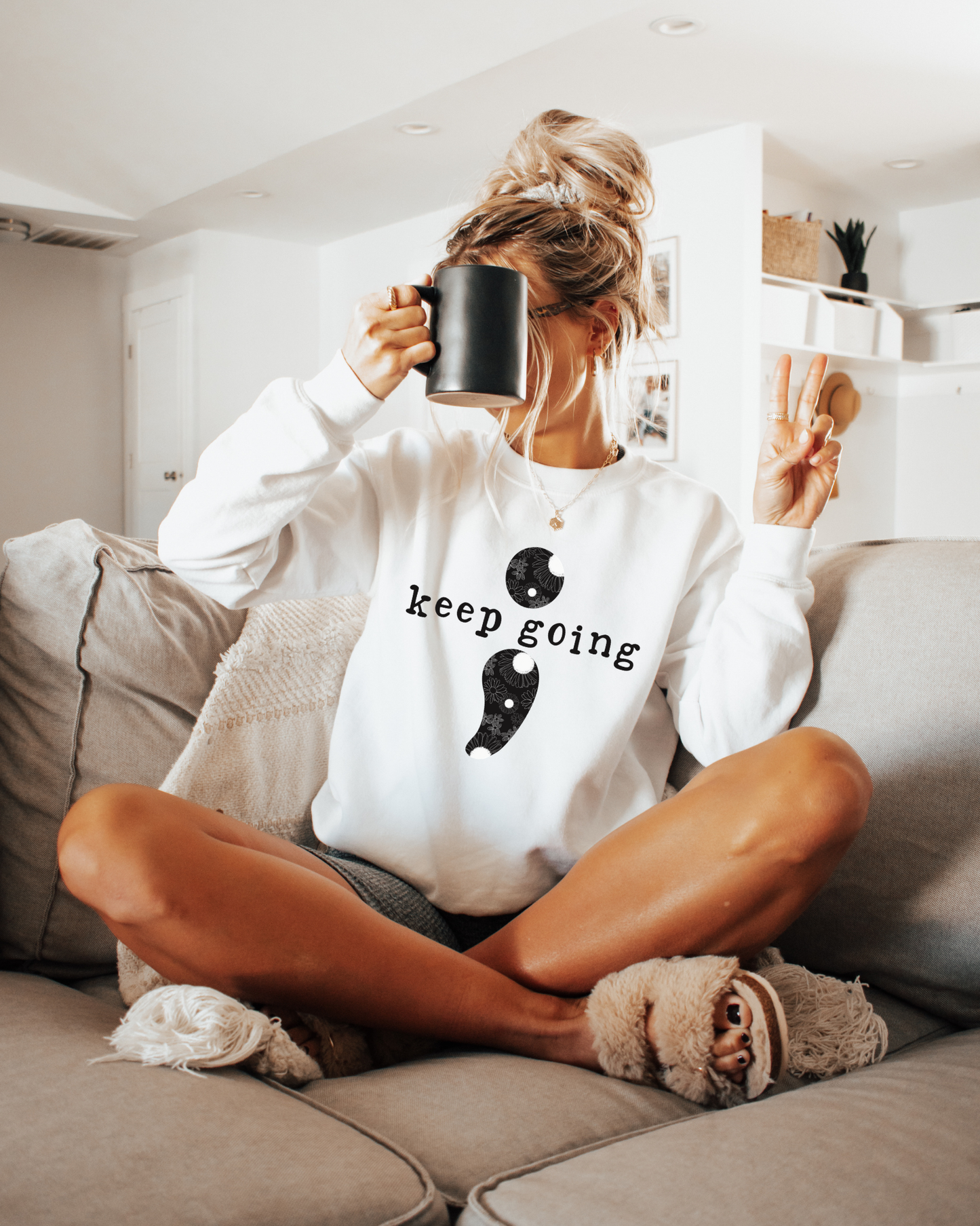 Semi Colon Keep Going