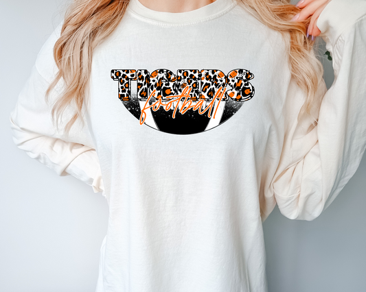 Tigers football - cheetah print
