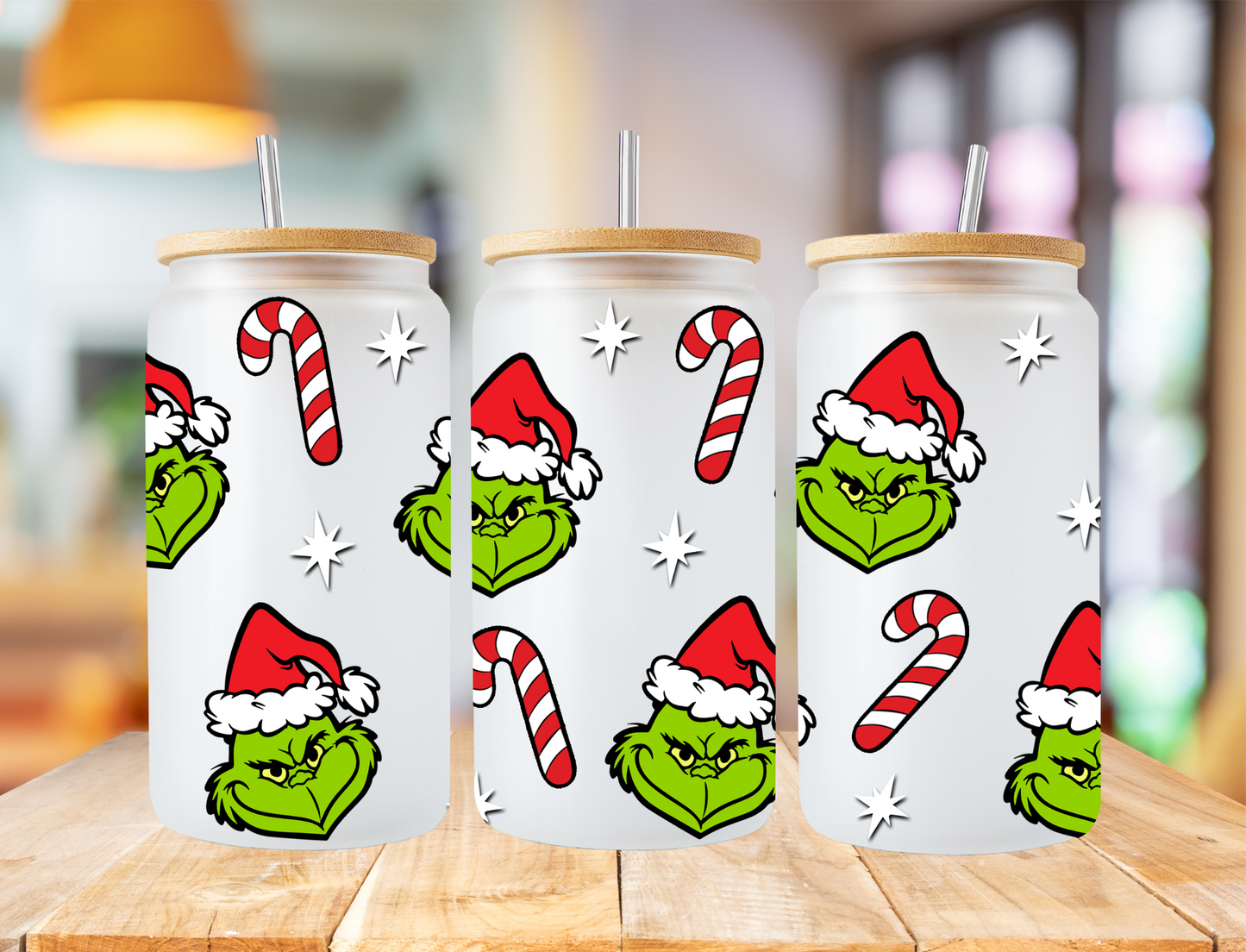 Grinch Candy Canes - UV Libby Wrap