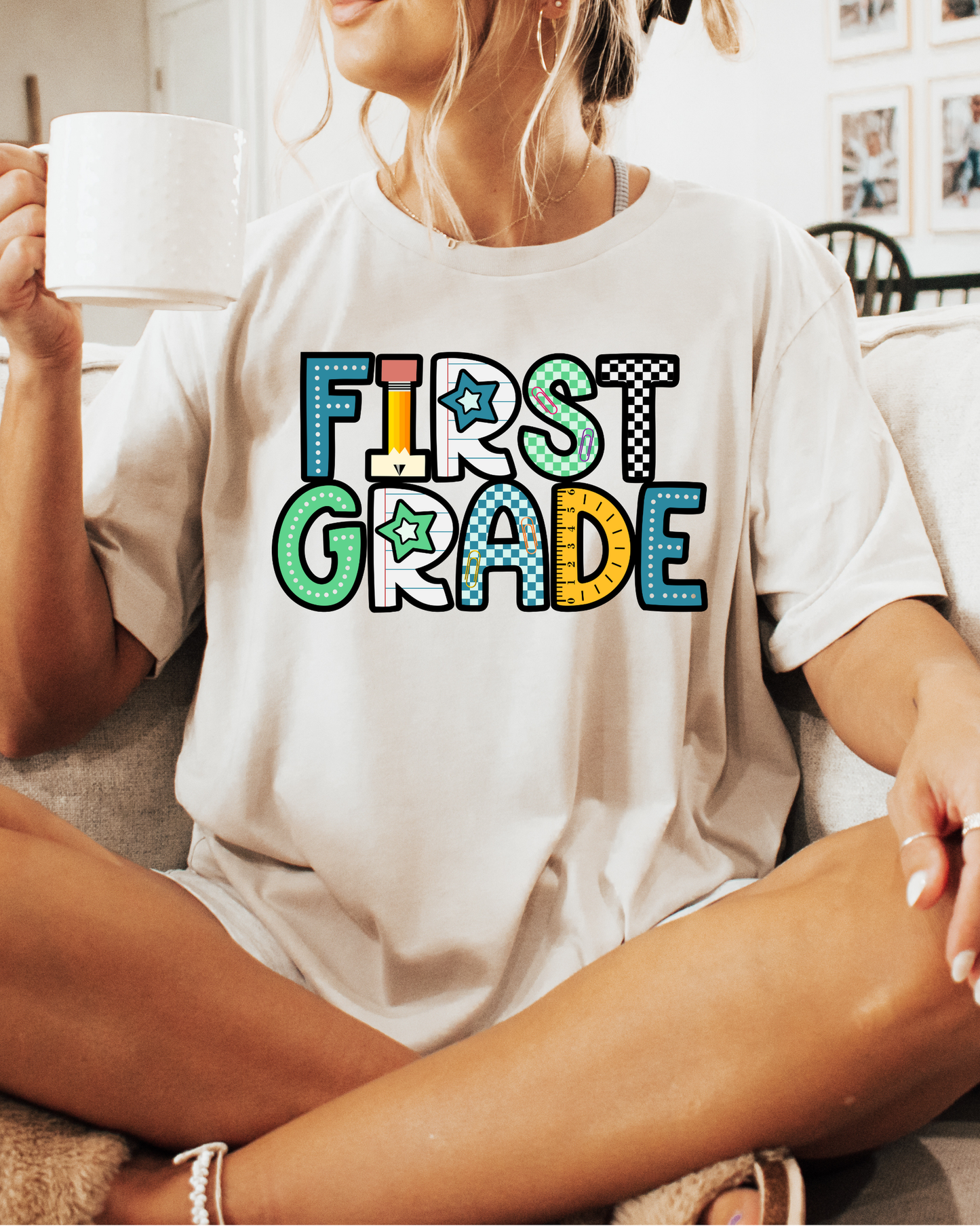 First Grade (blue checkered)