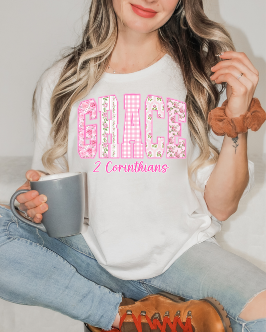 Grace Floral Gingham
