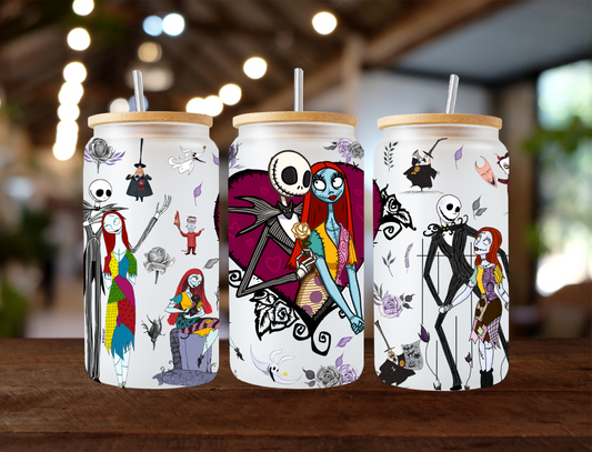 Jack Skellington & Saly in a heart - UV Libby Wrap