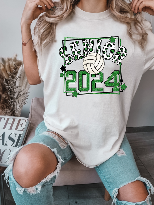Senior 2024 - green with volleyball