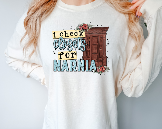 I check closets for Narnia