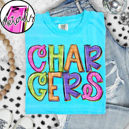 DOODLE COLORFUL CHARGERS