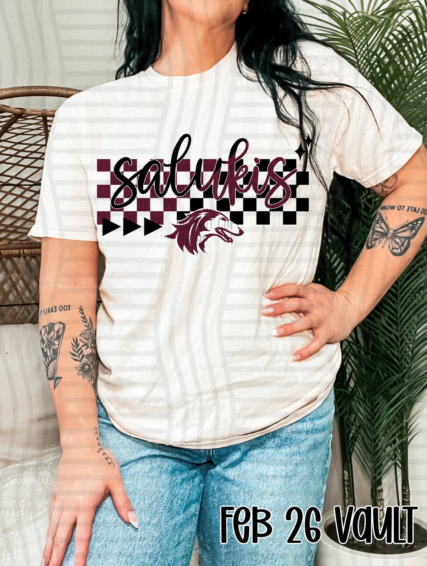CHECKERED SALUKIS