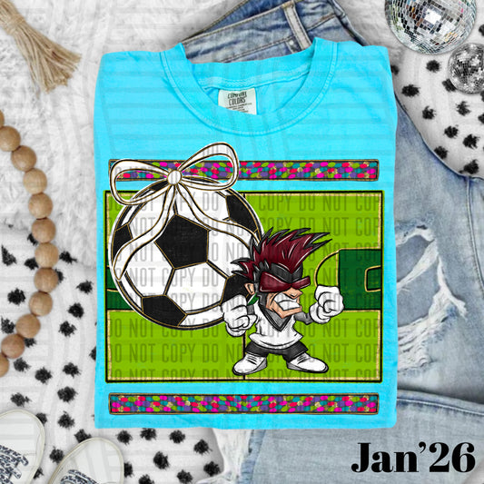 SOCCER REBELS MAROON