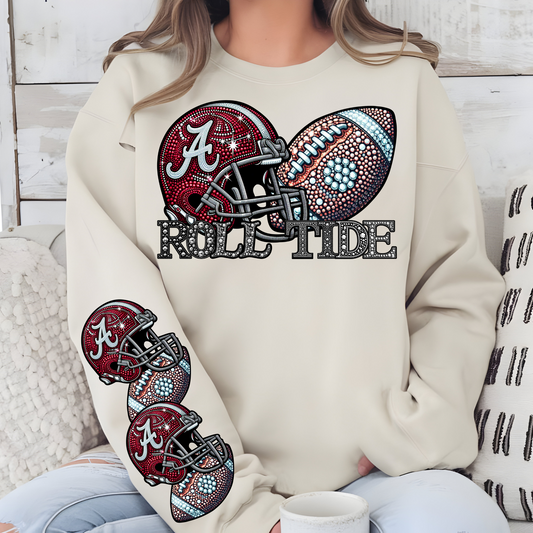 Diamond Studded - Roll Tide - CHEST