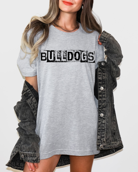 Builldogs Black And White Spray Paint