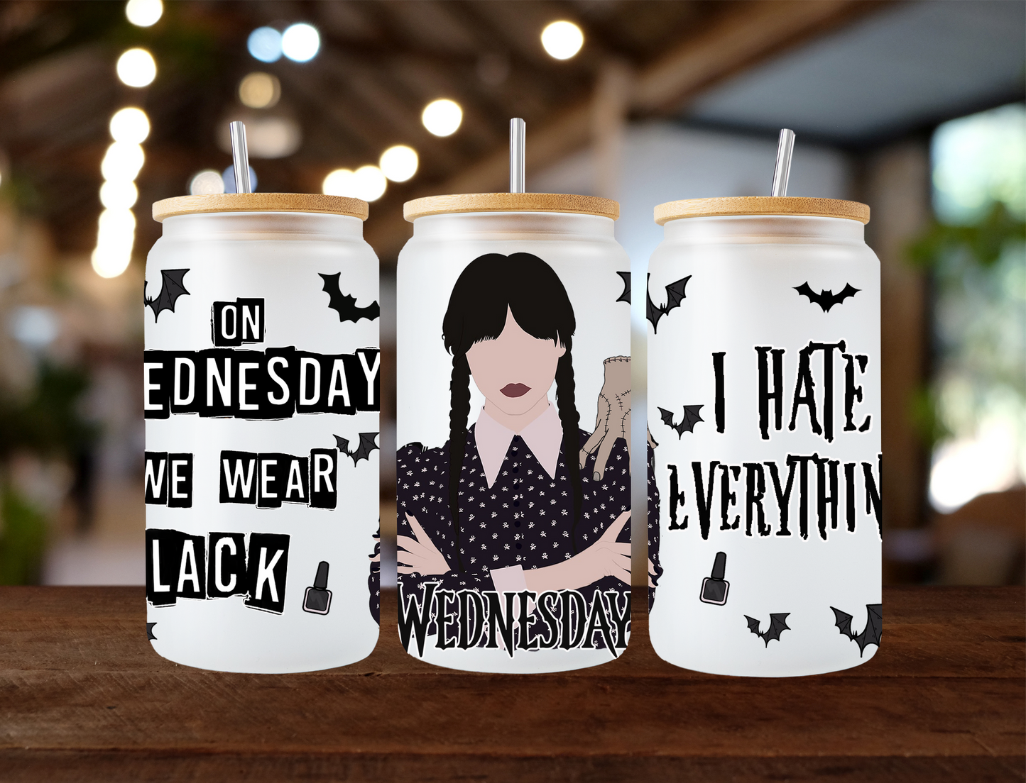 On Wednesday we wear black - UV Libby Wrap