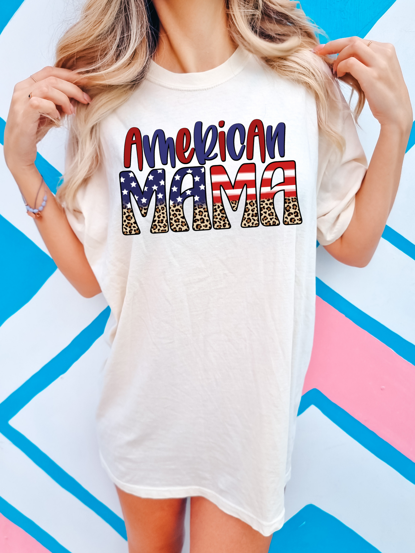 American Mama Leopard Stars & Stripes