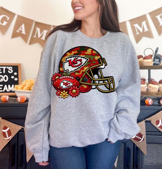 Kansas City  Camo Helmet