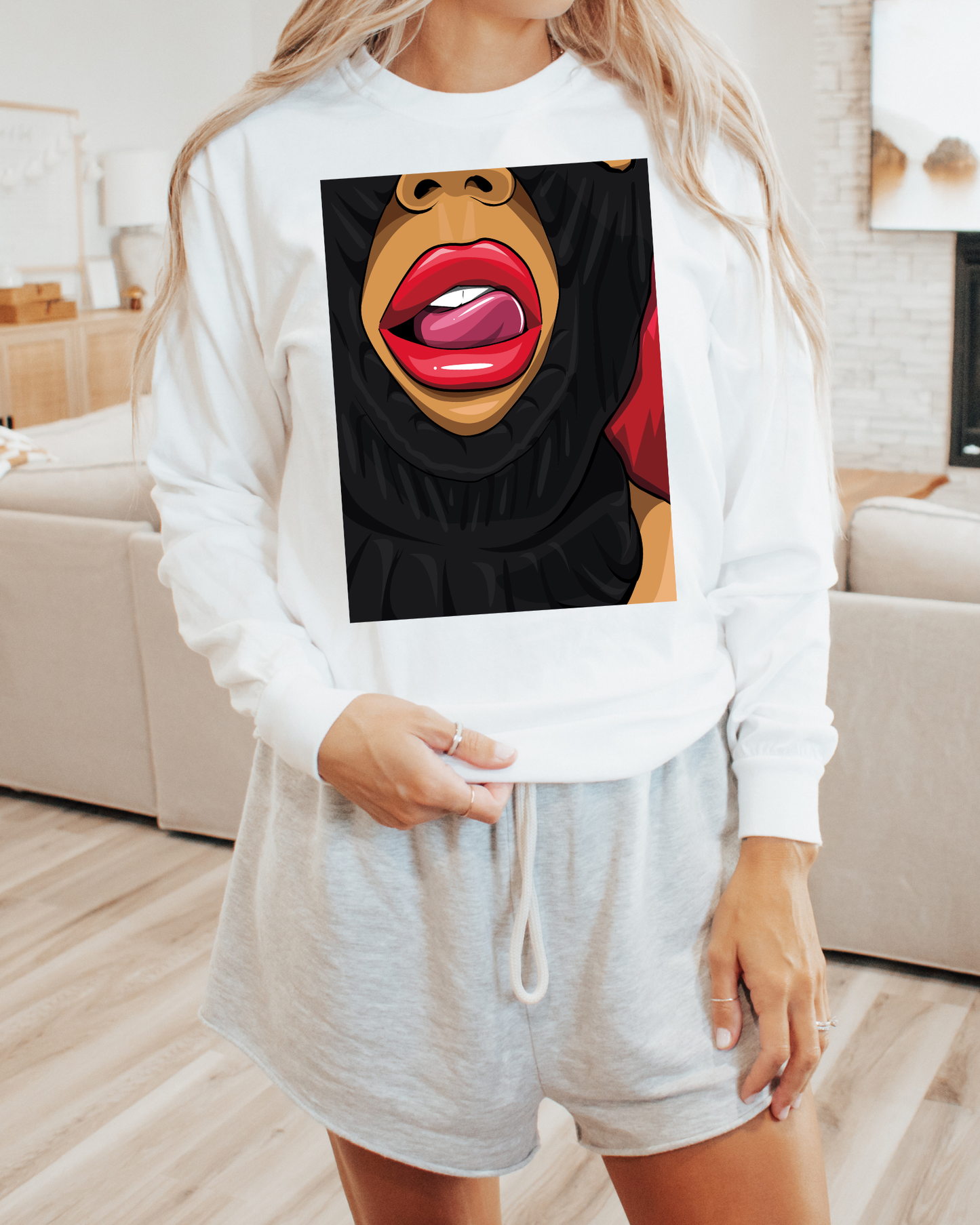 Mask And Lips