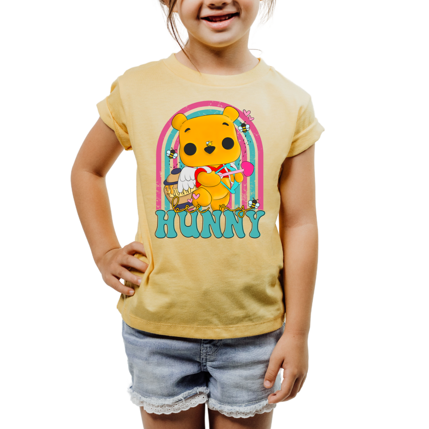 Bee My Hunny Cupid Bear- DTF Transfer