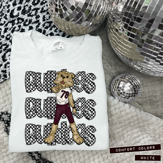 MISSISSIPPI BULLDOGS CHECKERS