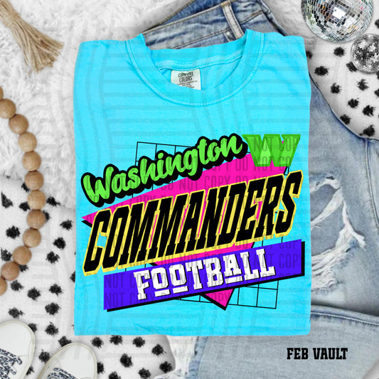 RETRO WASHINGTON COMMANDERS FOOTBALL