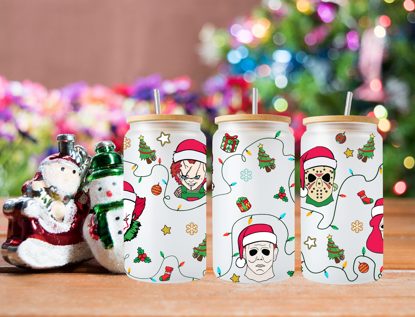 Scary Christmas Men - UV Libby Wrap
