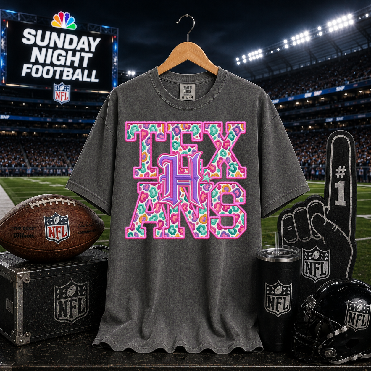 Multi Leopard Texans H