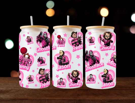 Killers in pink hearts - UV Libby Wrap