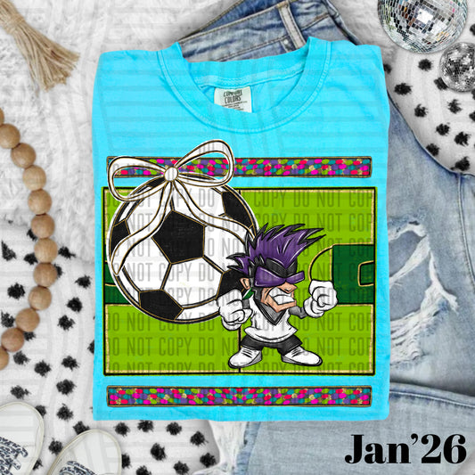 SOCCER REBELS PURPLE