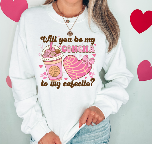 Will You Be My Concha to My Cafecito Valentines