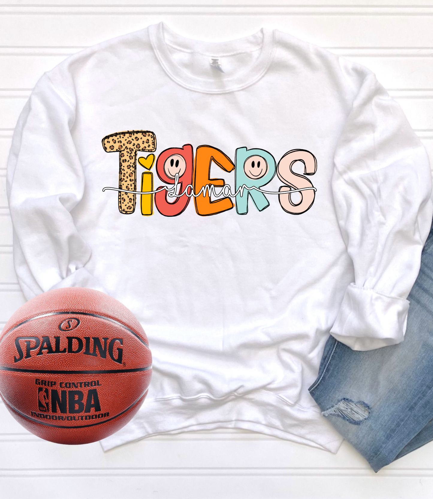 Lamar Tigers - white