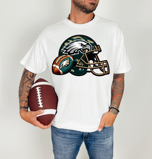 Philadelphia Eagles Camo Helmet