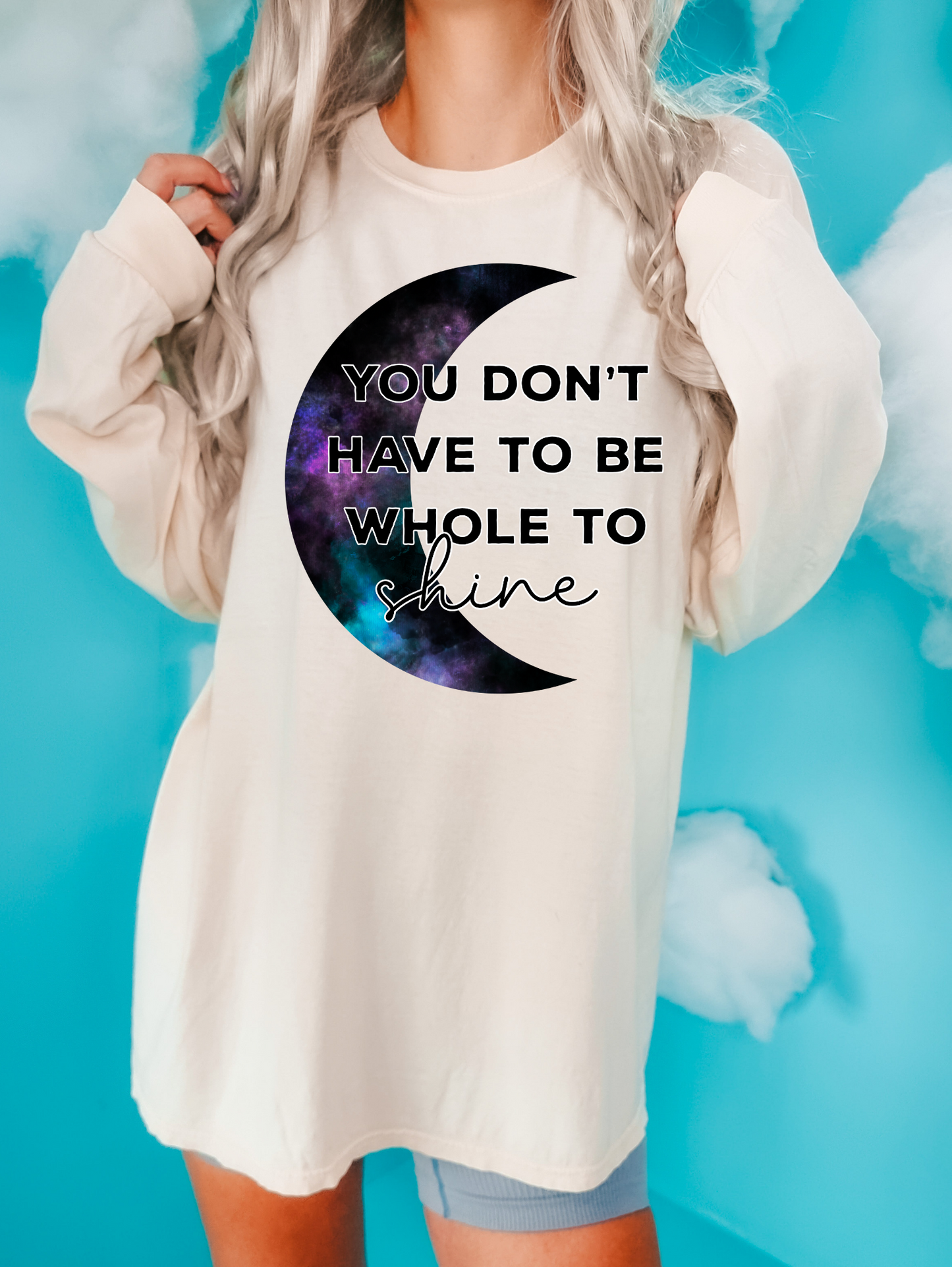 You don't have to be whole to shine