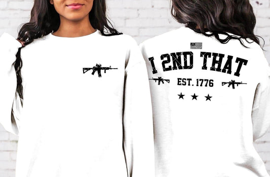 I second that - Black - BACK