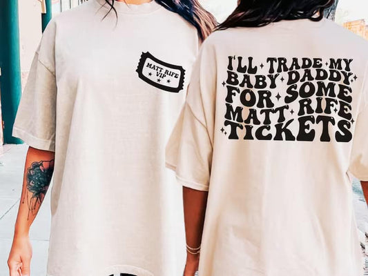 Matt Rife VIP Ticket - FRONT ONLY