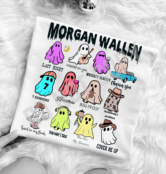 Morgan Wallen song titles with ghosts
